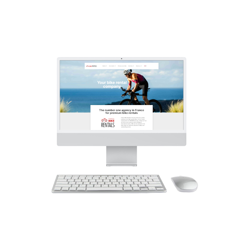 Mockup de France Bike Rentals