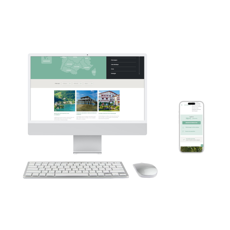 Mockup de Rêve de vélo : Travel