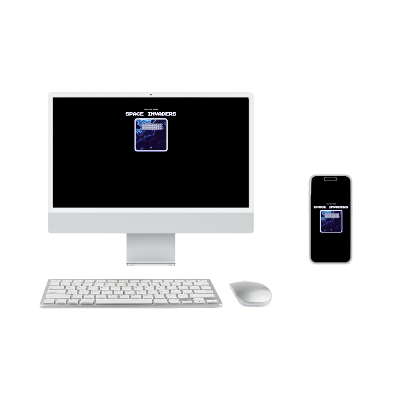 Mockup de Space Invaders